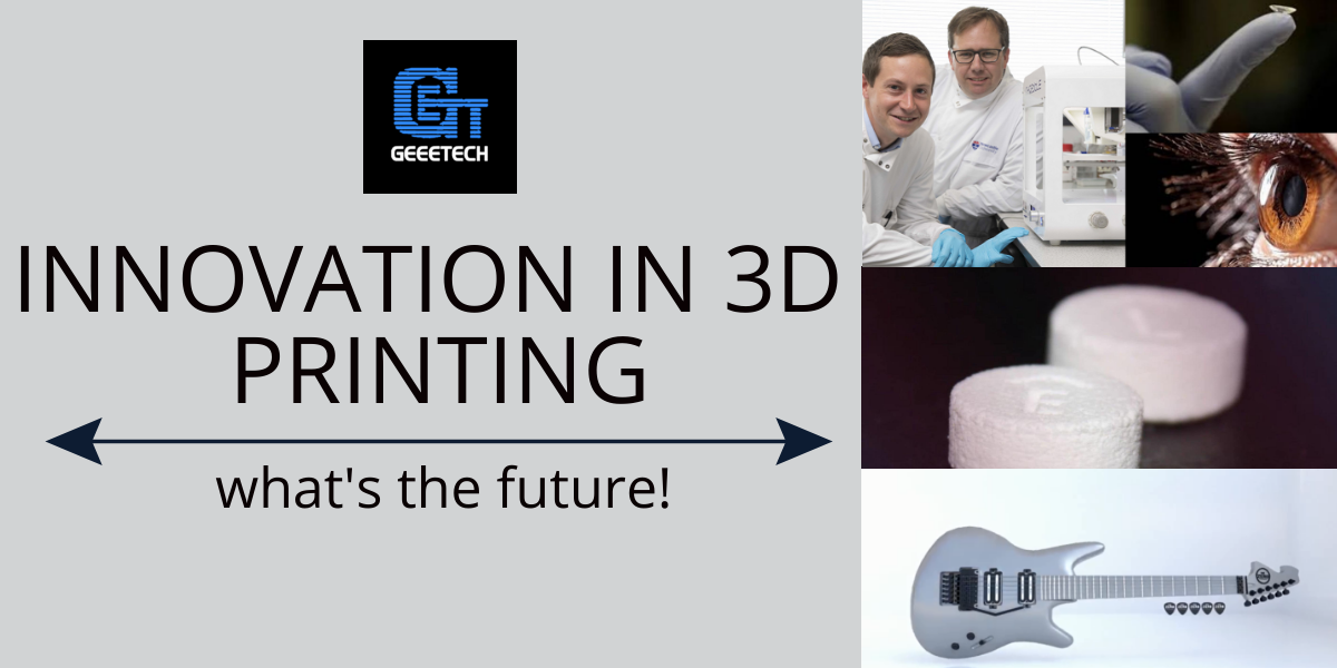 Some of the examples of advancements in 3D printing