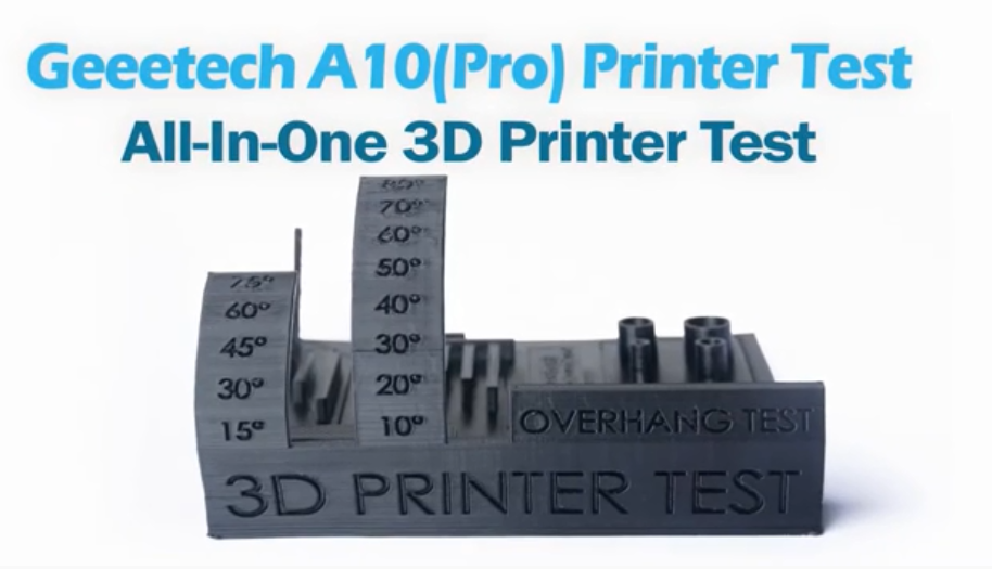 Geeetech A10/ A10 pro 3D printer all in one test