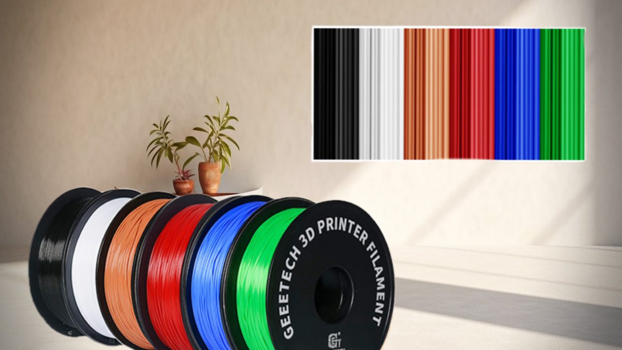 Colored PLA filament