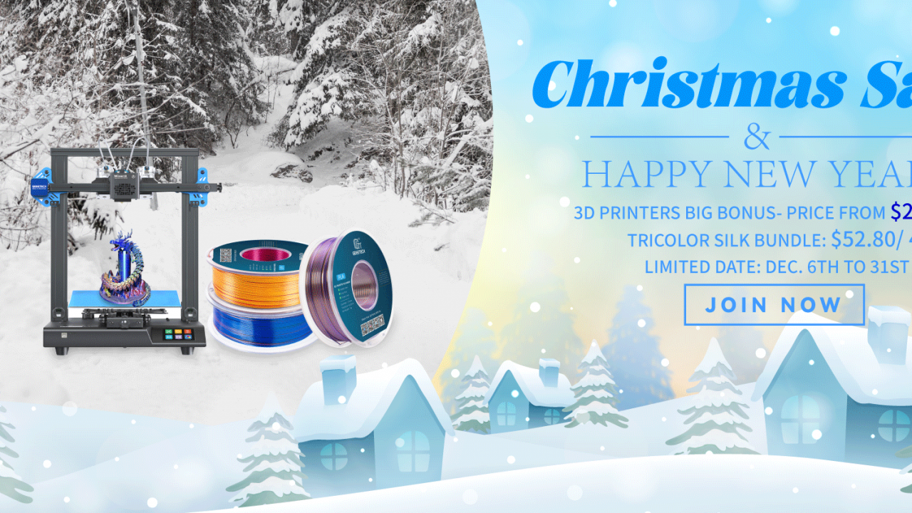 Geeetech 3D Printing Christmas Sales