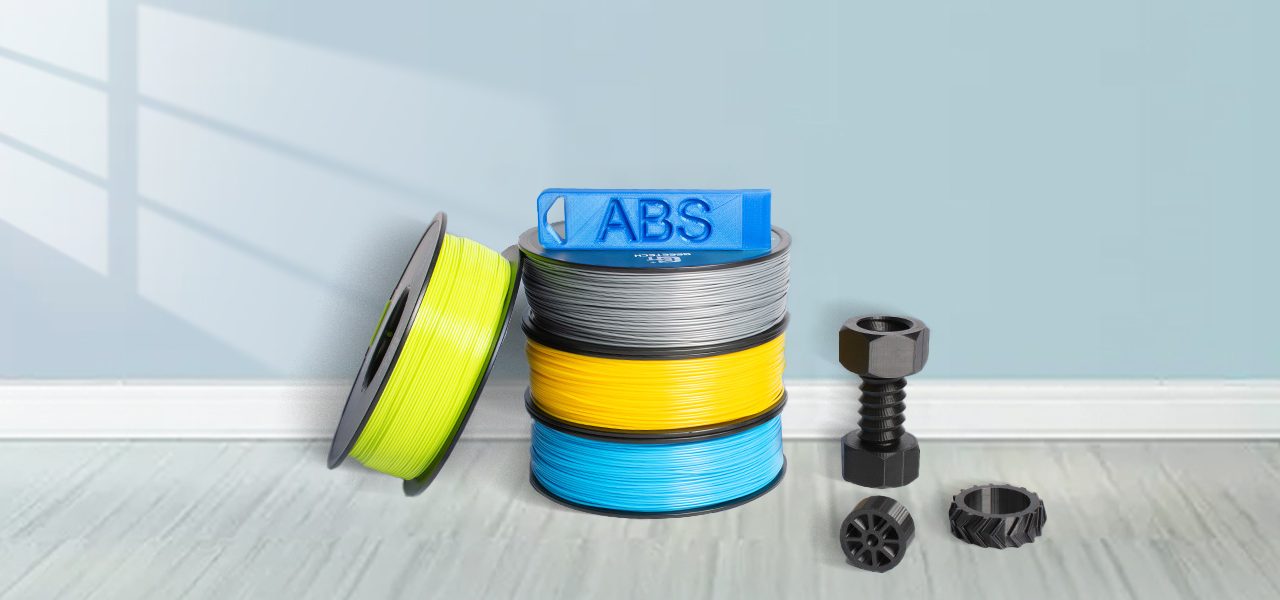 Geeetech ABS+ filament and printed models