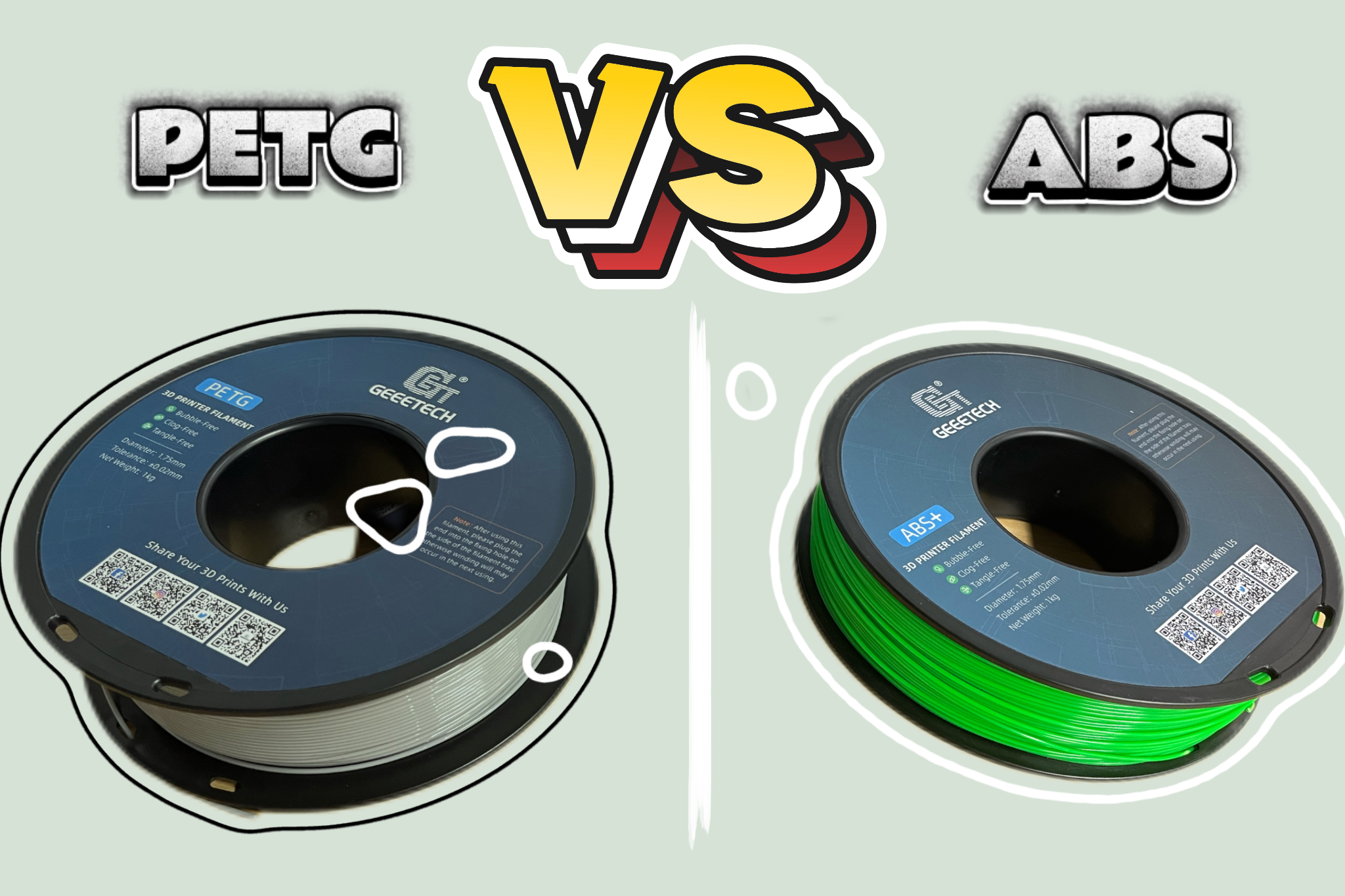 PETG vs ABS