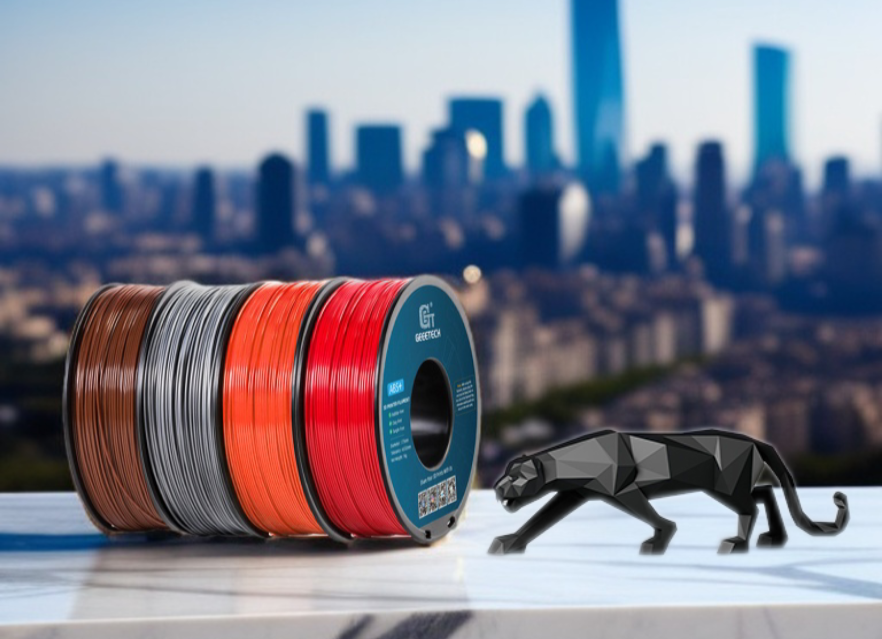 Colored ABS filament