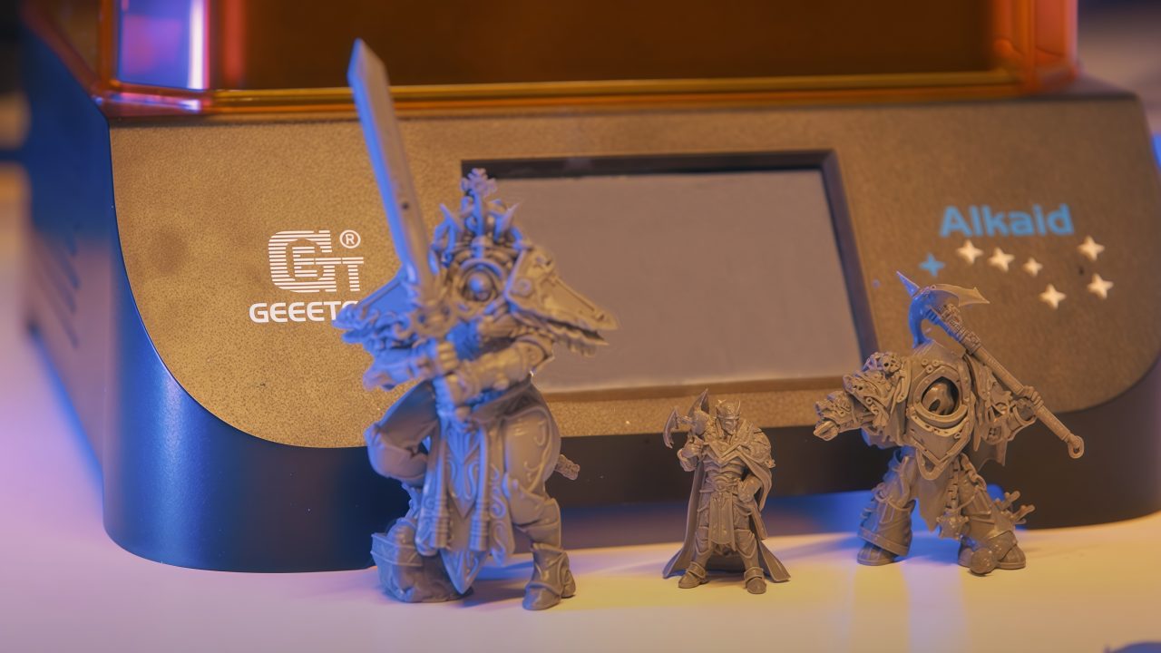 Resin 3D Drucker und Modell