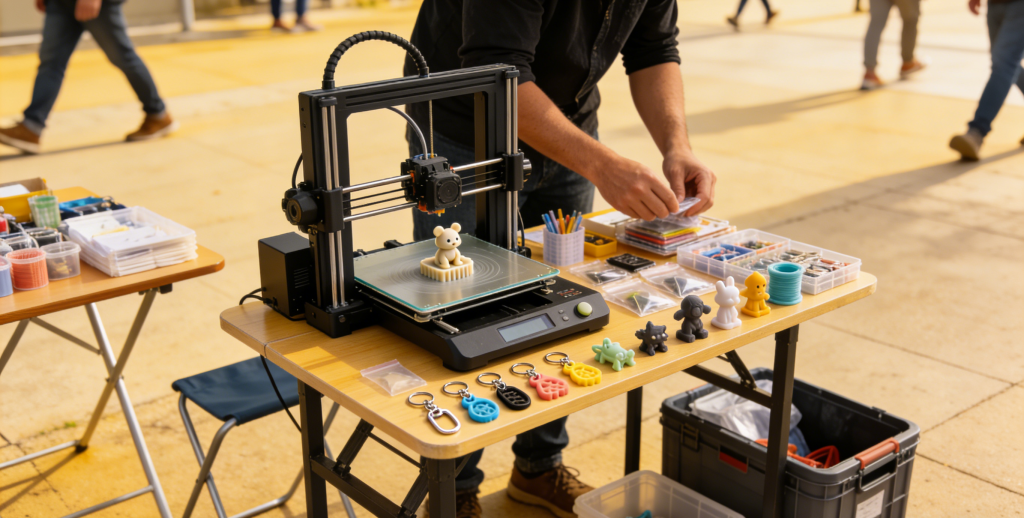 Eigene 3D-Druck-Objekte auf der Straße verkaufen