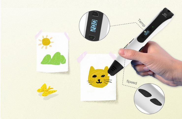 3D-Drucke mit dem 3D-Stift bemalen