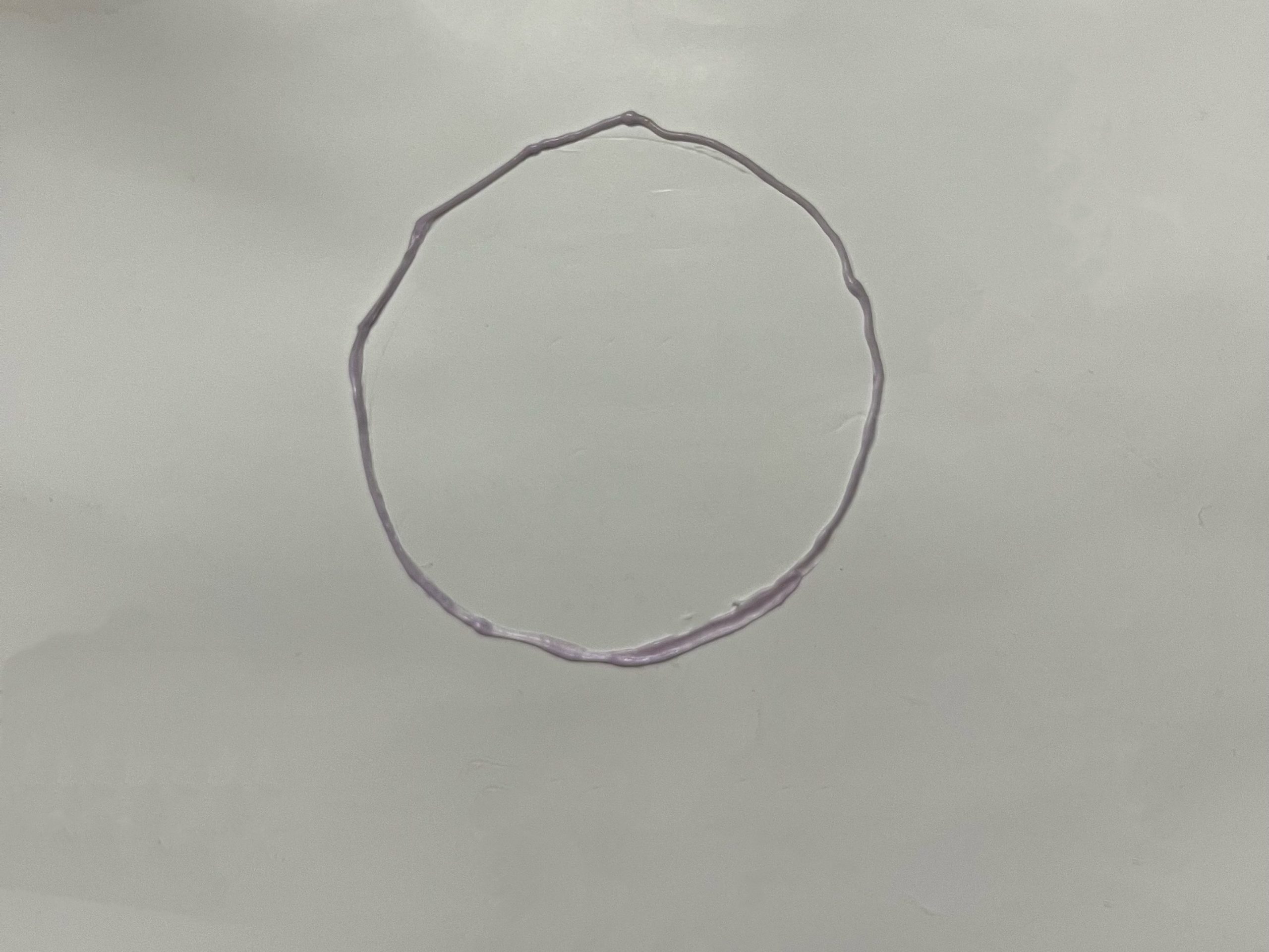 3D pen printed circle