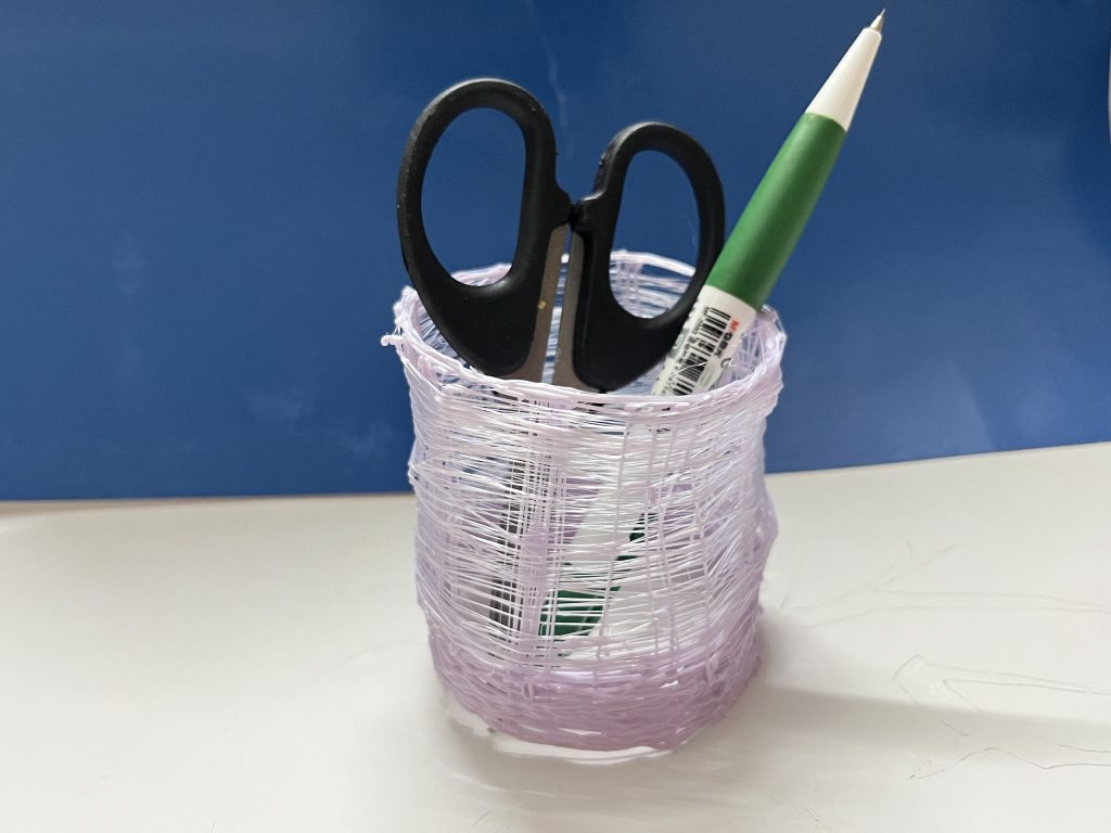3D pen printed pen holder