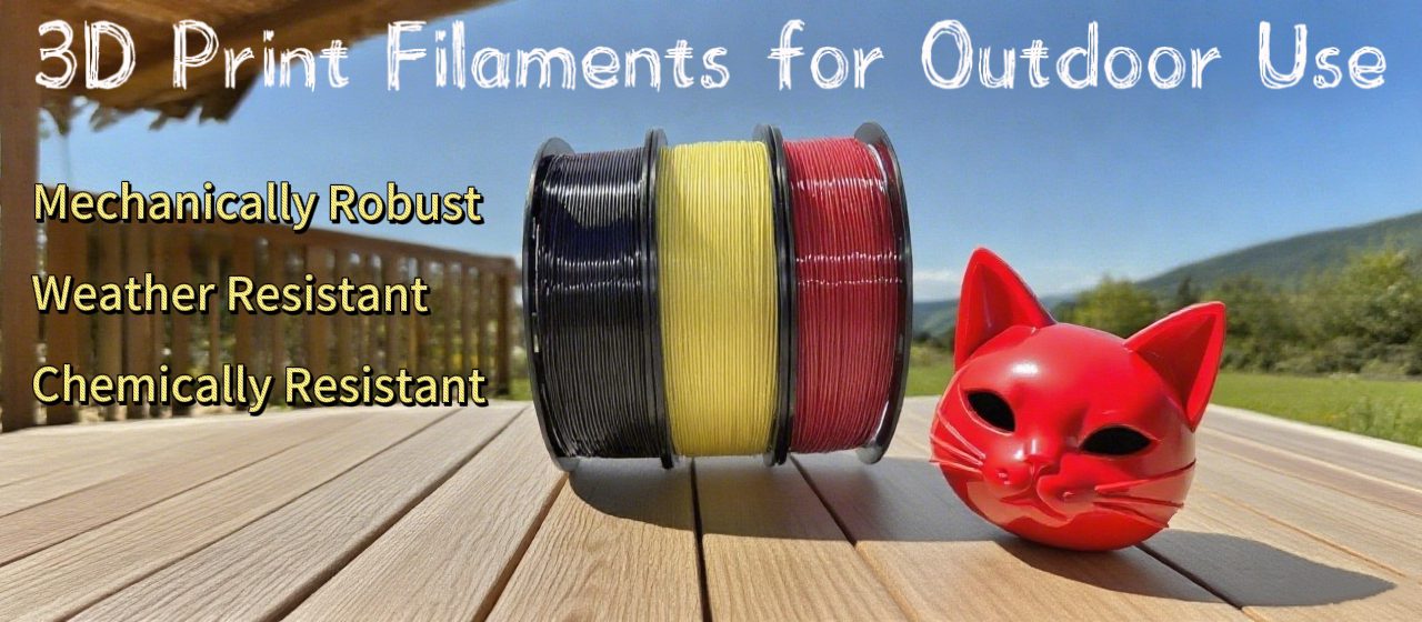 3d print filaments for outdoor use