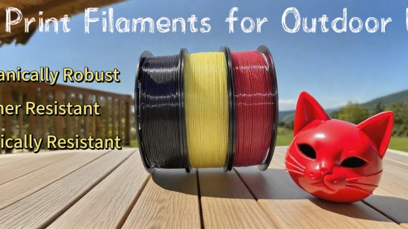 3D Print Filaments for Outdoor Use