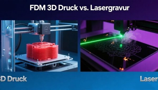 FDM 3D Druck vs. Lasergravur