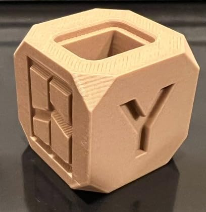 3d druck holz Würfel