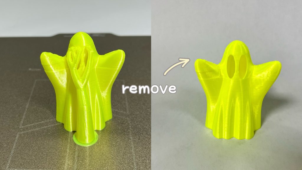 Remove the support