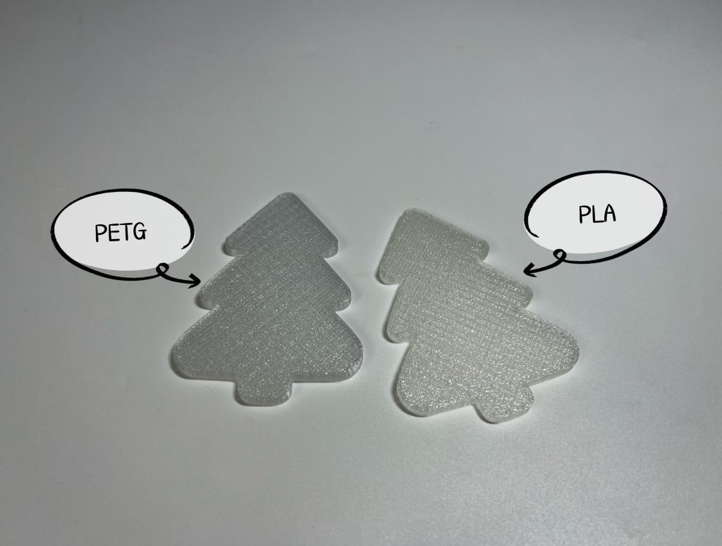 Translucent PLA vs PETG