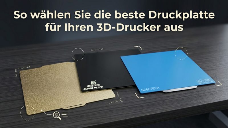 So wählen Sie die beste Druckplatte für Ihren 3D-Drucker aus