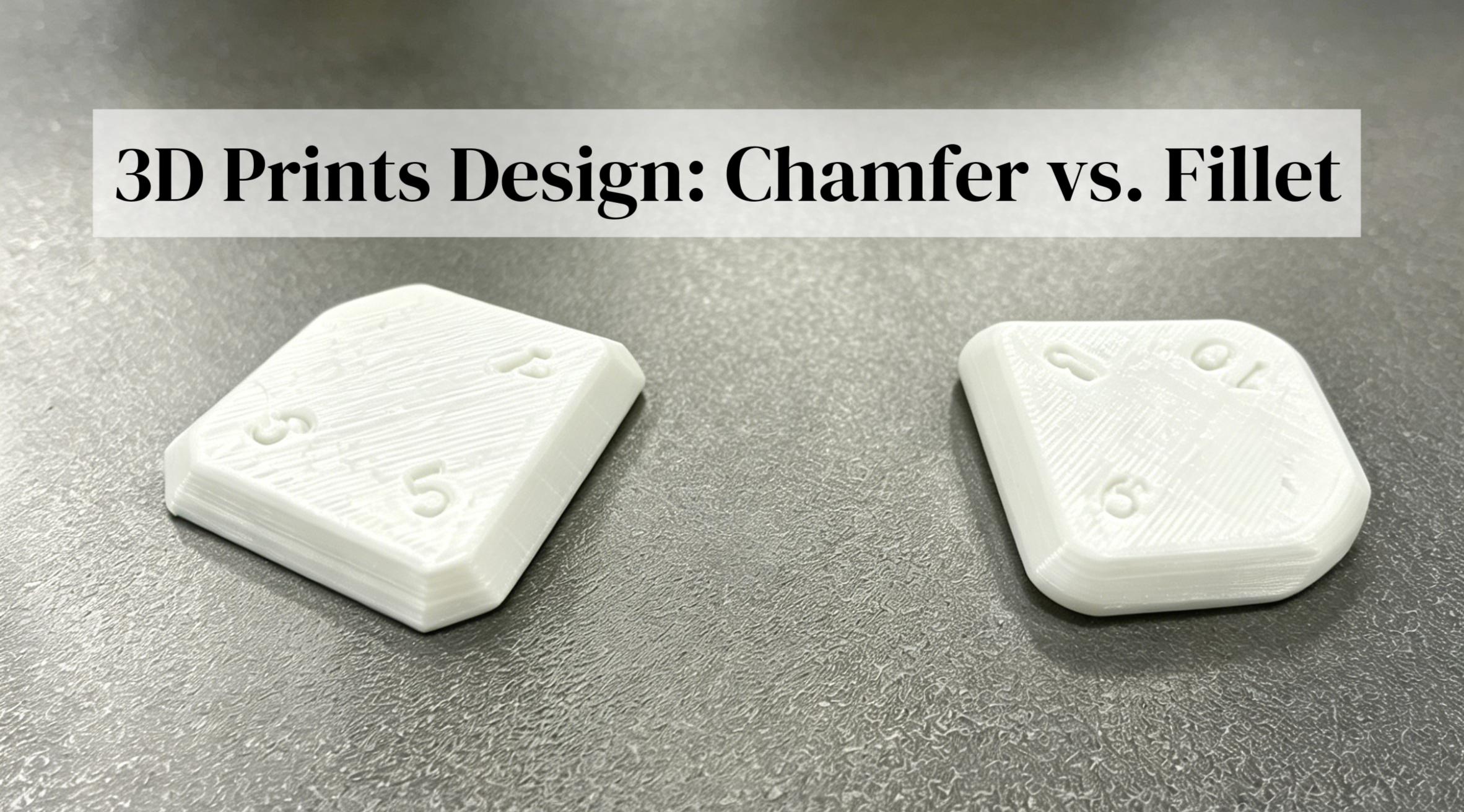 Chamfer vs Fillet